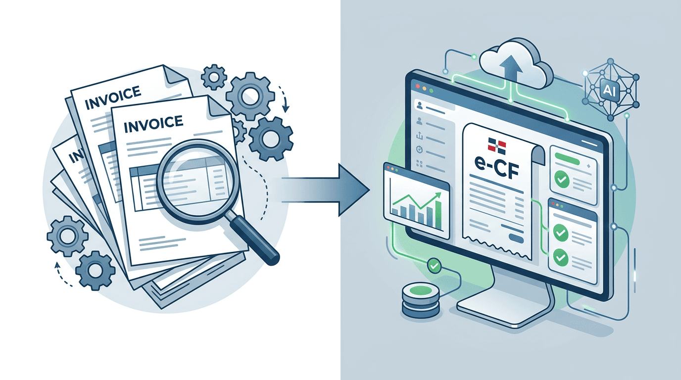 Featured image for: Guía para empresas: ¿Qué es el comprobante fiscal y cómo migrar al formato electrónico (e-CF)?