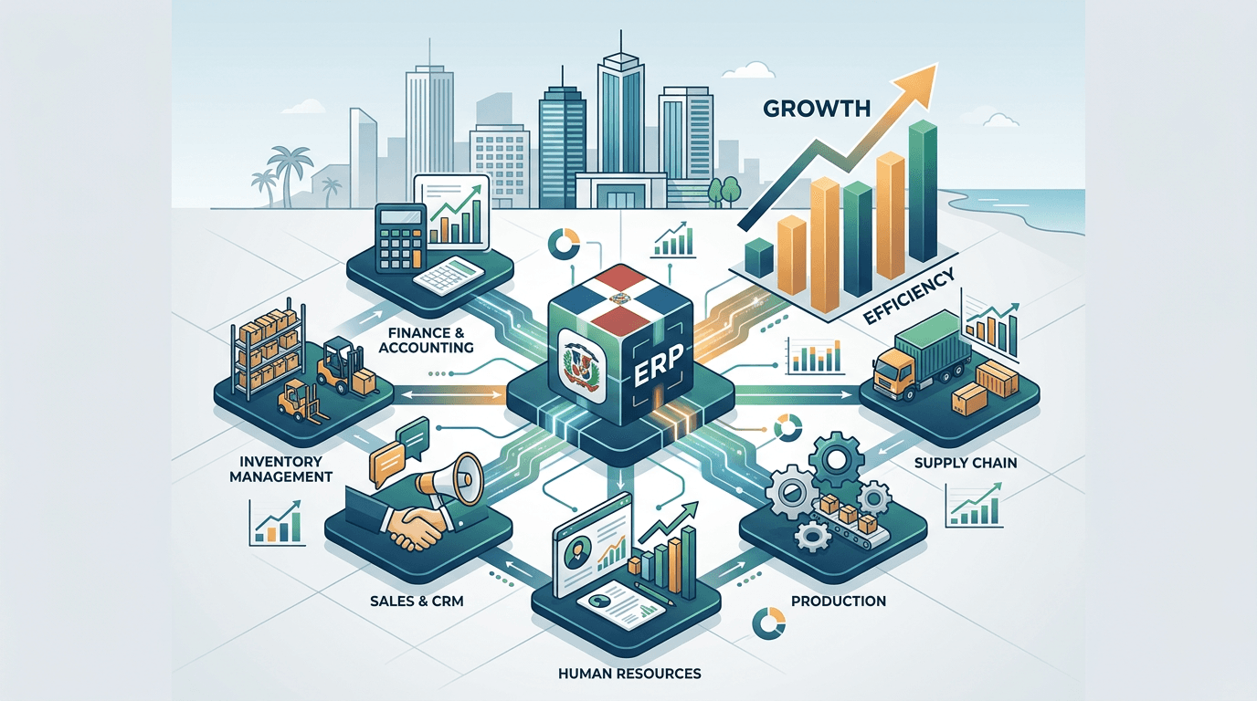Featured image for: What is ERP: La guía definitiva para empresas en crecimiento en República Dominicana