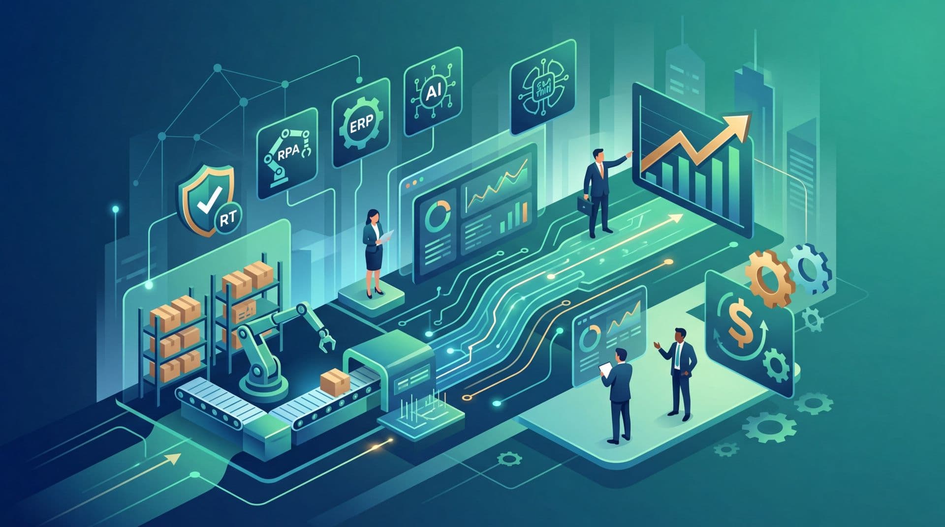 Automatización de procesos para reducción de costos operativos en empresas