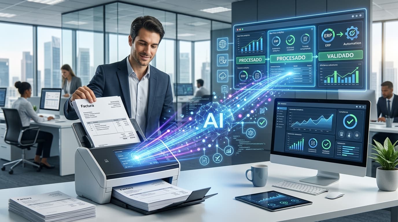 Featured image for: Adiós a la digitación manual: Cómo la IA está revolucionando la captura de facturas en 2026