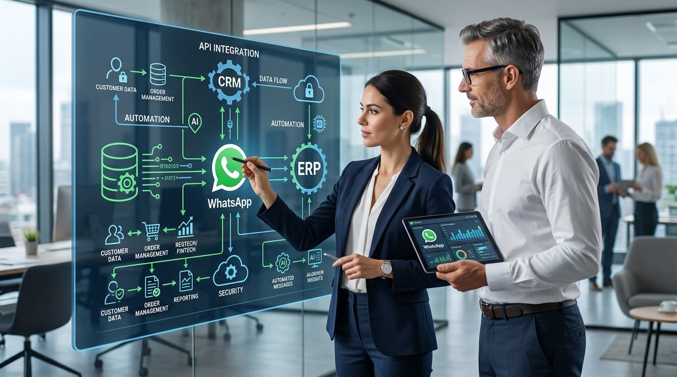 Featured image for: Integración de WhatsApp en tu CRM/ERP: Guía técnica 2026